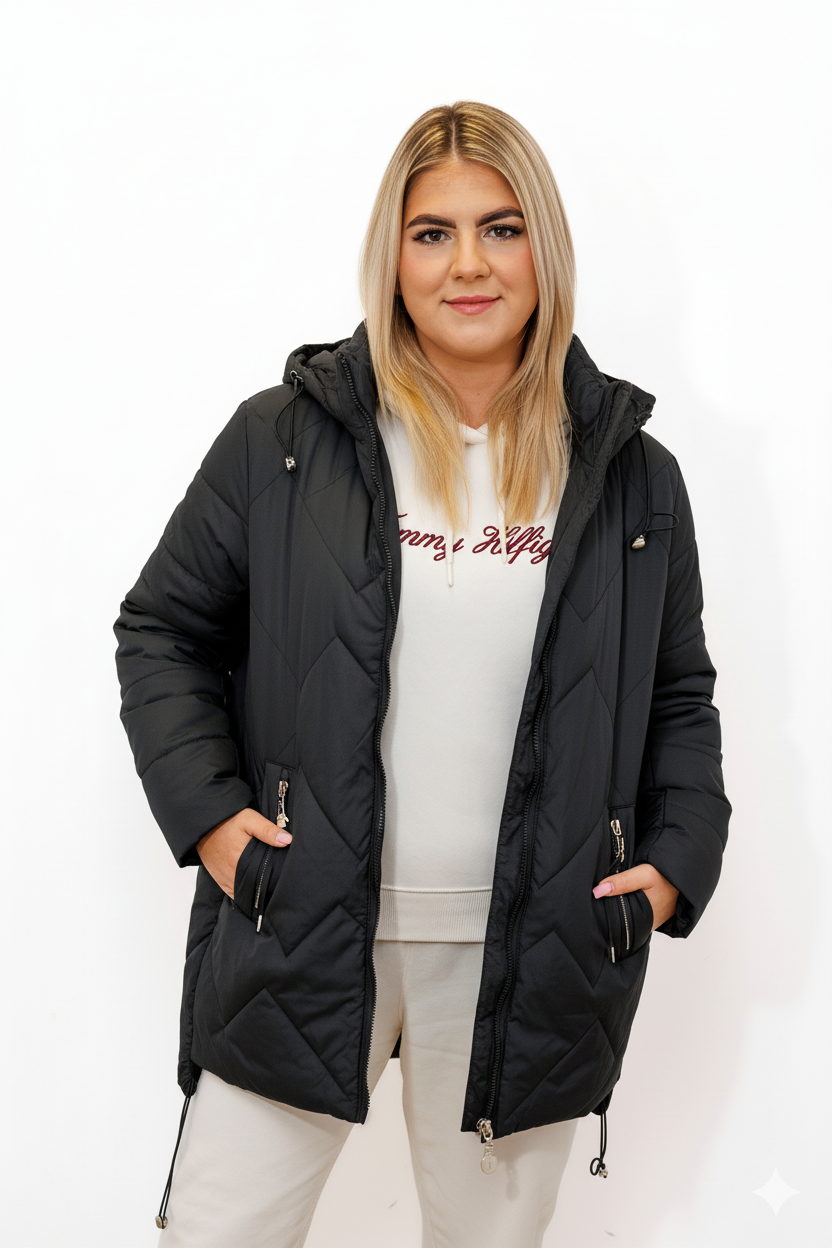 Ideální zimní bunda Plus Size – ultralehká, nepromokavá a zaručující teplo