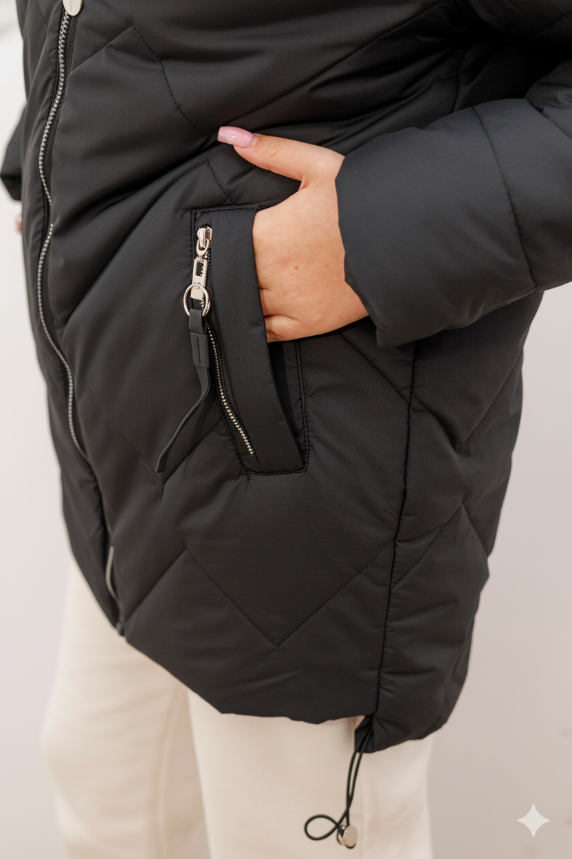 Ideální zimní bunda Plus Size – ultralehká, nepromokavá a zaručující teplo